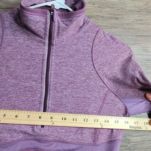 lululemon athletica Purple Half-Zip Workout Top - Picture 6 of 10